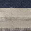 Litanika Twin Quilt Set Mineral Blue, 68x86 Stripe Bedspread Coverlet 2 Pieces, Mineral Blue Lightweight Quilted Bedding Set for All Season(Twin-1 Quilt, 1 Pillowcase)