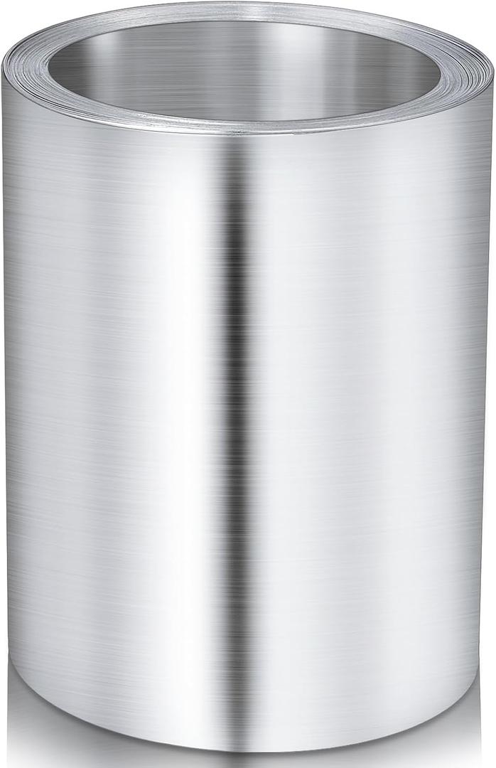 Therwen 1 Roll Aluminum Flashing Roll Metal Aluminum Roof Panels 0.2 mm Thickness Roof Flashing Strip for Sealing Windows Doors Siding Backyard Stains Moss and Mildew Prevention (4" x 20')