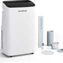 15000 BTU Portable Air Conditioners Cools Up to 800 Sq.Ft, 4-IN-1 Self-Evaporating Portable AC Unit with Dehumidifier, Fan, Sleep Mode, 24-Hour Timer, Remote Control for Large Room, Office