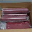 Basic Beyond Outdoor Chair Cushions Set of 4, Square Corner Outdoor Cushions for Patio Furniture, Water Resistant Patio Chair Cushions with 2 Ties, 18.5x16x3, Brick Red