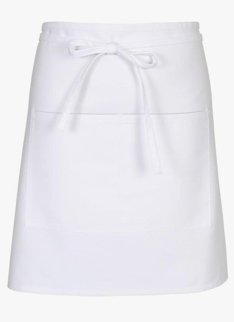 Apron, Waist Apron With 2 Pockets For Women Men Waitress Server Cooking Kitchen Restaurant