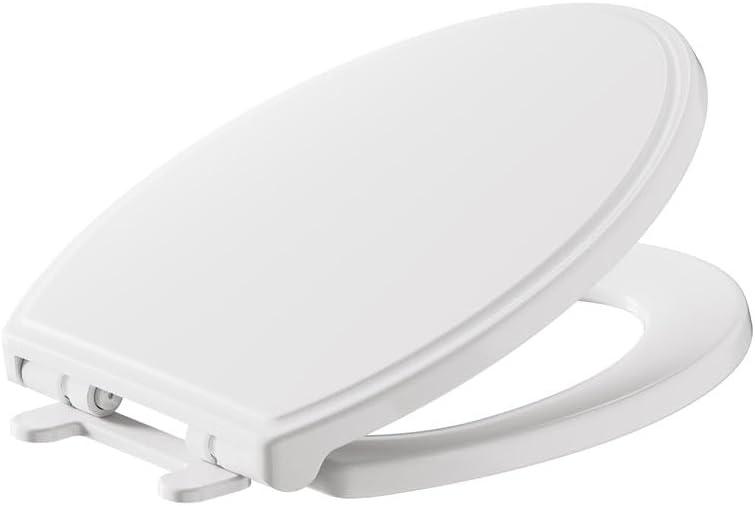 American Standard 5020A65G.020 Traditional Luxury Toilet Seat, Slow-Close, Elongated Front, White