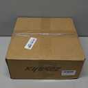 Ceramic Flat Plates Set of 4-8 in - The Dessert, Salad, Appetizer, Small Lunch, etc Plate. Microwave, Oven, and Dishwasher Safe, Scratch Resistant. Kitchen Porcelain Dish-Royal Blue