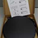 Chicken Water Heater, Chicken Waterer Heated Base for Metal Poultry Founts, Chicken Drinker Heater for Winter (110 Watt 11in Black)