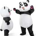 Spooktacular Creations Halloween Inflatable Costume, Full Body Panda Air Blow Up Outfit, Inflatable Suit for Themed Parties (Kid)