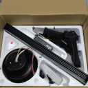 ZMISHIBO 52 Inch Ceiling Fan with Light, App&Remote Control, Flush Mount Low Profile, Dimmable 20W LED Light, Quiet Reversible Motor for Bedroom, Living Room, Apartment, Black