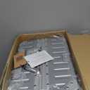 HotWay PC Hard Shell Carry On Luggage with Aluminum Frame, Suitcase with Cup Holder and USB Port, Zipperless Luggage for Business Travel (Silver, Carry On 20Inch)