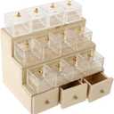 Dollhouse Candy Display Box Miniature Wooden Drawer Shelf Model Mini Cabinet Fruit Display Rack Furniture Accessories 1: 12 Doll House Decor