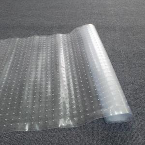 Clear Vinyl Carpet Protector Floor Runner, 27 in Wide x 25 ft Long, Plastic Floor Runner Roll for High Traffic Hallway, Waterproof & Non-Slip Rug Protector for Low Pile Carpet