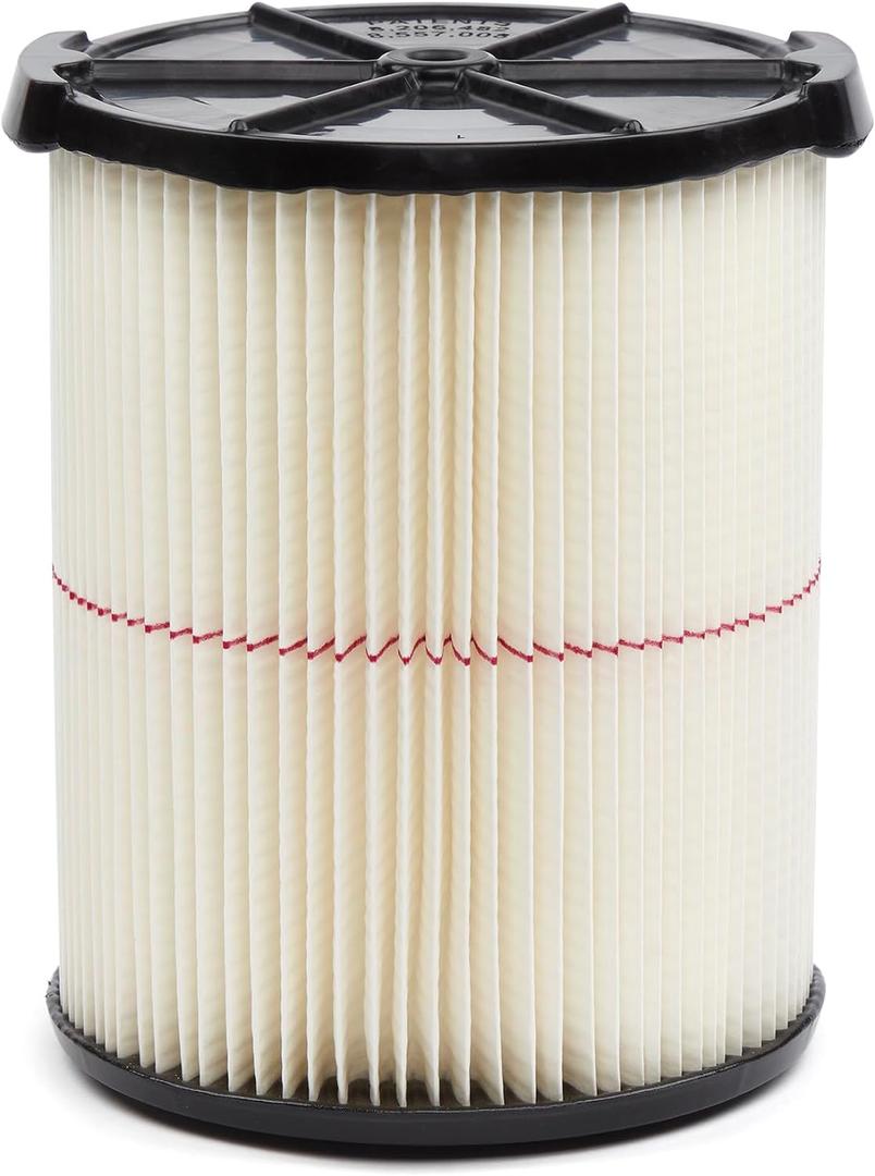 CRAFTSMAN CMXZVBE38754 Genuine General Purpose Wet Dry Vac Replacement Vacuum Filter for Most 5 to 20 Gallon CRAFTSMAN Shop Vacuums, Easy Installation and Traps General Debris