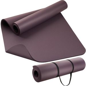 KEEP Extra Thick NBR Yoga Mat for Women & Men, 15mm Thick, 72x32 Large Exercise Mat with Non-Slip Workout Mat for Yoga, Pilates, Stretching, Meditation Wide & Cushioned Fitness Mat