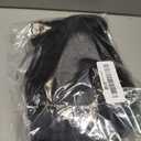 karlery Women and Men Long Wave Black Wig Halloween Costume Wig Anime Cosplay Wig