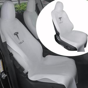 Seat Protector for Tesla Model Y/3 Waterproof Child Seat Protect Accessories (1-Pack) White