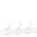 Optish Over The Door Hooks, Door Hanger Hooks for Hanging, Over The Doors Towel Racks for Bathroom with 12 Coat Hook, Coat Rack Bathroom Accessories（1 Pack, White）