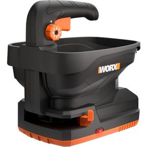 WORX 20V Cordless Seed Spreader 6-Speeds 5-Ft. Max Distance, Fertilizer Spreaders 8 Flow-Rate Settings, Broadcast Spreader Easier Than Hand Spreaders for Lawns WG869.9 Tool Only WORX 20V Cordless Seed Spreader 6-Speeds 5-Ft. Max Distance, Fertilizer Spreaders 8 Flow-Rate Settings, Broadcast Spreader Easier Than Hand Spreaders for Lawns WG869.9 Tool Only