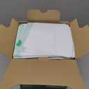 TYPLASTICS FleTex Tall Kitchen 13 Gallon Drawstring Trash Bags, 300 Bags, 24in x 27in, Unscented, White, Wholesale Pack (Heavy Duty, 300 Count)