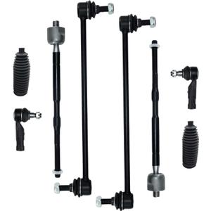 8Pcs Inner Outer Tie Rod End, Sway Bar Link Compatible with Honda Odyssey 2011 2012 2013 2014 2015 2016 2017