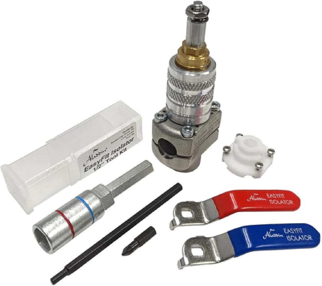 3/4" EasyFit Isolator Valve, Complete Kit