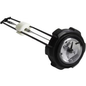 Raider 22621 9" Snowmobile Screw on Gas Fuel Cap with Gauge (Black)
