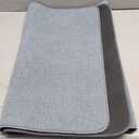 Bosap Bath Mat,Ultra Thin Bathroom Runner Rugs,Large Bath Mats for Bathroom,Quick Dry,Non-Slip,Machine Washable,Low Pile,Bath Rug,Shower Outside,Sink,Home Decor Accessories.Blue,2'x5'24x60inch