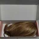 Ponytail Extension - 10" Short Claw Clip in Ponytail Hair Extensions Messy Bun Hair Piece Natural Soft Synthetic Straight Pony Tail Hair Pieces for Women (Deep Blonde)