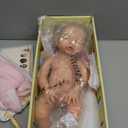 BABESIDE Silicone Baby Doll - 16 Inch (Weight 4.9 Lb) Reborn Baby Dolls Silicone Full Body Platinum Silicone Weighted Realistic Sleeping Newborn Lifelike Preemie Doll Gift for Collectors & Kids Age 3+