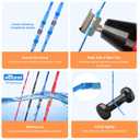 Kuject Heat Gun for Shrink Tubing, 820PCS Solder Seal Wire Connectors & Heat Shrink Tubing Kit, Waterproof Heat Shrink Wire Connectors Kit with Mini Heat Gun for Marine Automotive Wiring, AWG 26-10