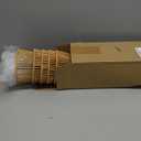 Riakrum 6 Pcs Chandelier Lamp Shades Set Small Lamp Shade for Pendant Wall Ceiling Lights Candle Bulbs Clip on Fitter Lampshade (Rattan,Brown)