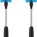 Stainless Steel Water Bottle Brush, Long Handle Scrubbing Brush, Built for Cleaning Sports Bottles, Baby Bottles, Cups, Coffee Mugs, Glasswares, Wine Decanters, Flask, 2 Pack, 13 in