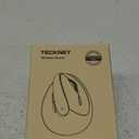 TECKNET Mini Vertical Wireless Mouse, Ergonomic Mouse for Small Hands, 4800DPI, 5 Adjustable DPI Levels, 6 Buttons, 2.4GHz Silent Optical Wireless Mouse for Laptop, Computers, PCs, Macs (Deep Black)