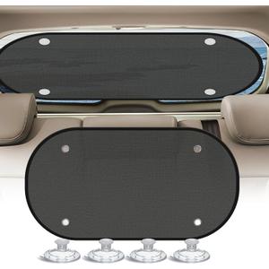 2026 New Upgrade Car Shades for Back Windows Baby 43.3"x23.6"(1 Pack),Rear Window Sun Shade,Car Window Shades Can Blocks 99.98% UVR,Sun Shade Windshield,Glare Shield Protection