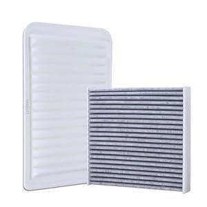 CA10171 Engine Air Filter and CF10285 Cabin Air Filter kit Compatible with 2007-2017 Toyota Camry 2009-2016 Toyota Venza L4 Gas Replaces 17801-0H050 17801-28030 CP285 87139-07010