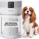 Lefant Air Purifier Pet Hair for Home and Large Rooms
360° rotating intake and pre-filter capture pet hair and dander, clear housing, up to 2216 sq ft