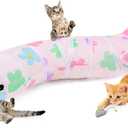 Glittme Cat Tunnel, Cat Tunnels for Indoor Cats, S-Shape Cats Cave with Cat Toys, Foldable Cat Tubes and Tunnels for Cats, Rabbit, Puppy, Guinea Pig