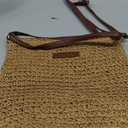 LEVOTIER Woven Straw Crossbody Bags for Women - Handmade Casual Beach Purse
