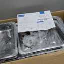 Chafing Dish Buffet Set, 9QT High Grade Chafing Dishes for Buffet, Chafers and Buffet Warmers Sets for Birthday, Wedding, Rolled-Edge Design with Silver, 4 Pack, 7 Pans