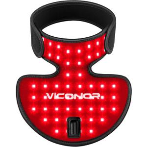 Red Light Therapy for Neck and Chest, Red Light Therapy for Face and Neck Device Portable 660nm Red Light & 850nm Near Infrared Light Therapy for Body for Skin Tightening