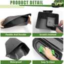 Trunk Organizer for 2010-2024 Toyota 4Runner 5-Seat 2nd Row(NOT Fit 7-Seat 3rd Row), Rear Trunk Storage Box Bin Cargo Tray for 10-24 4 Runner Interior Accessories(4Pcs Trunk Organizer)