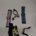 24mm Quick Release Elastic Watch Bands Compatible with Garmin Venu X1/Suunto 9/9 Baro/9 Titanium/D5/7/TicWatch Altas/Pro 5/Pro 5 Enduro/COROS Nomad/iTouch AIR 4 41mm 46mm/AIR 3 44mm/G-shock ga2100 (Black+Grey+Bohemian Blue+White Leopard Print+Sunflower+Colorful)