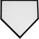 Champion Sports Home Plates Durable Molded Rubber Baseball/Softball Home Base, 15" X 16" X 1"