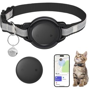 GPS Tracker for Cats, Mini GPS Cat Tracker, Smart Pet Activity Tracker, No Monthly Fee, Compatible with Apple Find My(iOS Only), Anti-Lost, Finder Tag for Vehicles, Pets, Kids, Items (1 Pack)