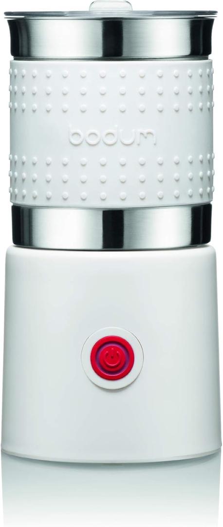 Bistro 13.5oz Bistro Barista Electric Milk Frother, Automatic Temperature Control, Boil-Dry Protection, White Bistro 13.5oz Bistro Barista Electric Milk Frother, Automatic Temperature Control, Boil-Dry Protection, White