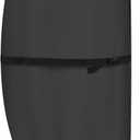 ULTCOVER Patio Parasol 600D Waterproof Outdoor Offset Banana Style Umbrella Cover - Fits Cantilever Offset Umbrella 7.5-11.5 Feet, Black