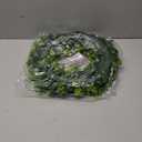 Lvydec 15" Boxwood Wreath - Artificial Green Leaves Wreath for Front Door, Wall, Window & Party Decor