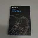 AmBand Metal Case Screen Protector for Apple Watch Ultra 3/Ultra 2/Ultra 49mm, W3 Rugged Bumper Thin Frame with 9H Tempered Glass Film & Back Cover, [Waterproof] [Band Compatible], Natural Titanium