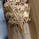 40 Pcs Decor Fake Heart Leaves for Christmas Decoracion Gold Leaf