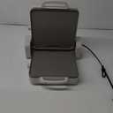 Bella 10"x 20" Ceramic Fold-n-Store Dual Temp Griddle, Fits-anywhere Kitchenware, EverGood Ceramic Nonstick Coating, 2 Temperature Zones up to 400F, Dishwasher Safe Drip Tray, 1500 Watt, Oatmilk