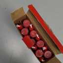 Grcdoyvl 14 Pack Tall Red Taper Candles - 10 Inch Red Dripless, Unscented Dinner Candle - Paraffin Wax with Cotton Wicks - 8 Hour Burn Time.