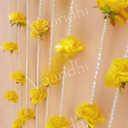 Wedding Event Decor Hangings of Pearl and Rose Flower for Wedding,temple Decoration,stage ,diwali Haldi/menhdi ,nikah Decor