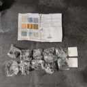 Adhesive Hooks for Hanging, Self-Adhesive Wall Hook for Key Hat Coat, No Drill Stick on Bathroom Towel Hooks, Shower Kitchen Door Home Outdoor 10 Pack, Black